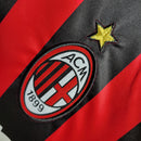 Camisa Retrô Milan Manga Longa 06/07