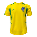 Camisa Retrô Brasil Home 2002 - Amarela
