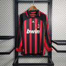 Camisa Retrô Milan Manga Longa 06/07