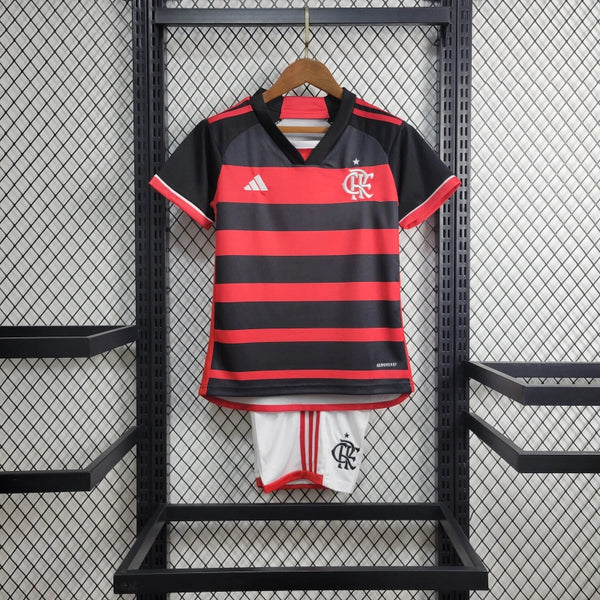 Conjunto Infantil Flamengo Home 2024