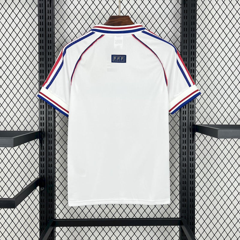 Camisa Retrô França Away 1998 - Branca