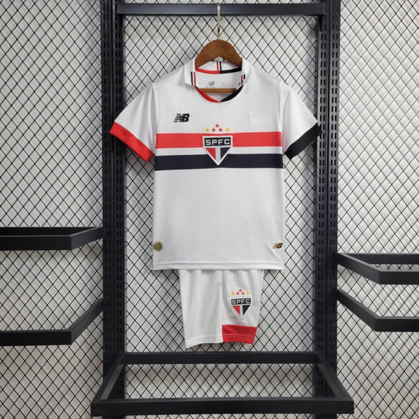 Conjunto Infantil São Paulo Home 2024