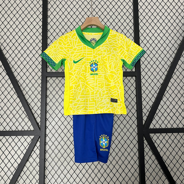 Conjunto Infantil Brasil Home 2024