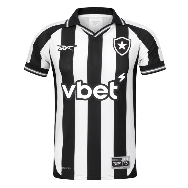 Camisa Botafogo Home 25/26 - Preta e Branca