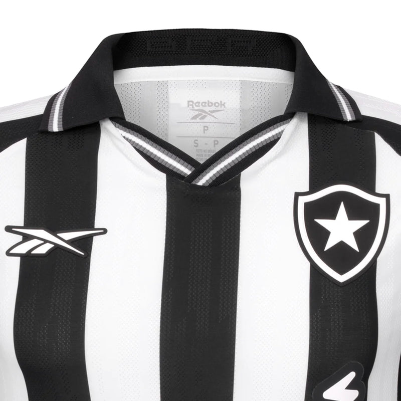 Camisa Botafogo Home 25/26 - Preta e Branca