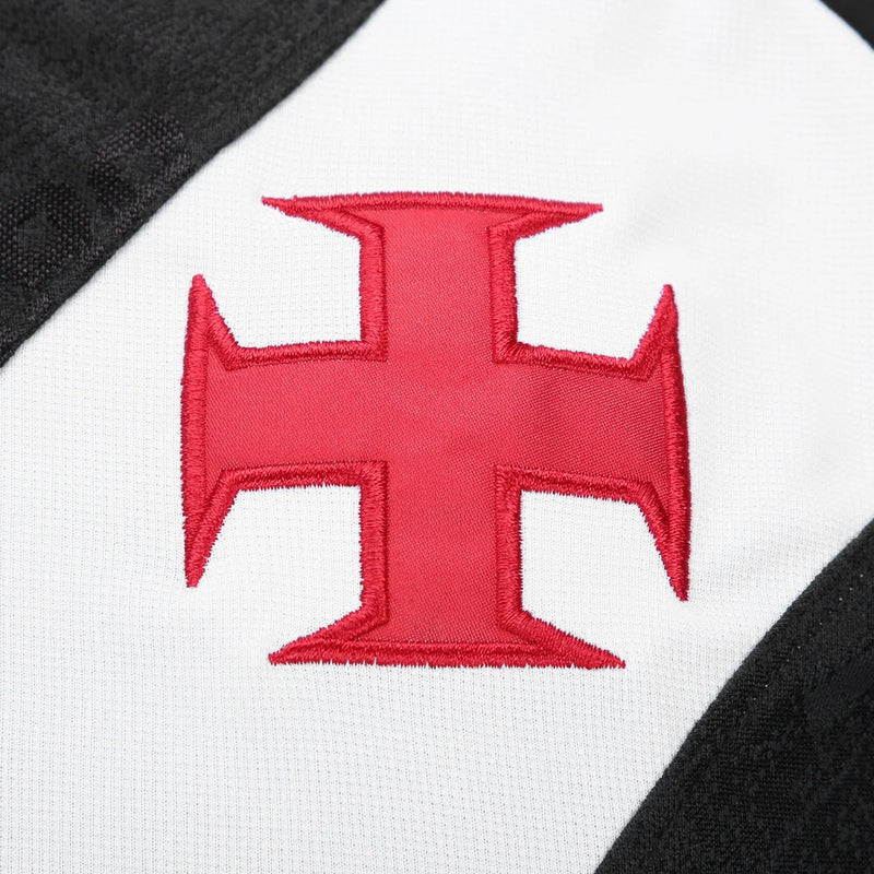 Camisa Vasco da Gama Home 25/26 - Preta e Branca
