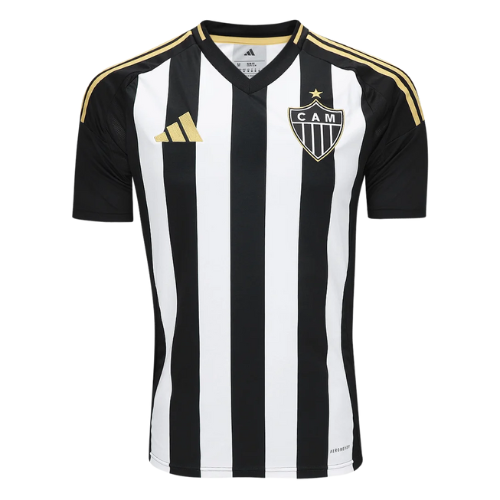 Camisa Atlético Mineiro Home 25/26 - Preto e Branco