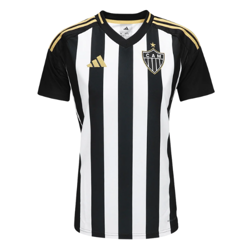 Camisa Atlético Mineiro Feminina Home 25/26 - Preto e Branco