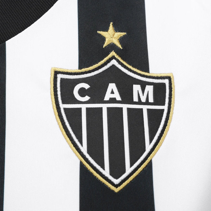 Camisa Atlético Mineiro Feminina Home 25/26 - Preto e Branco