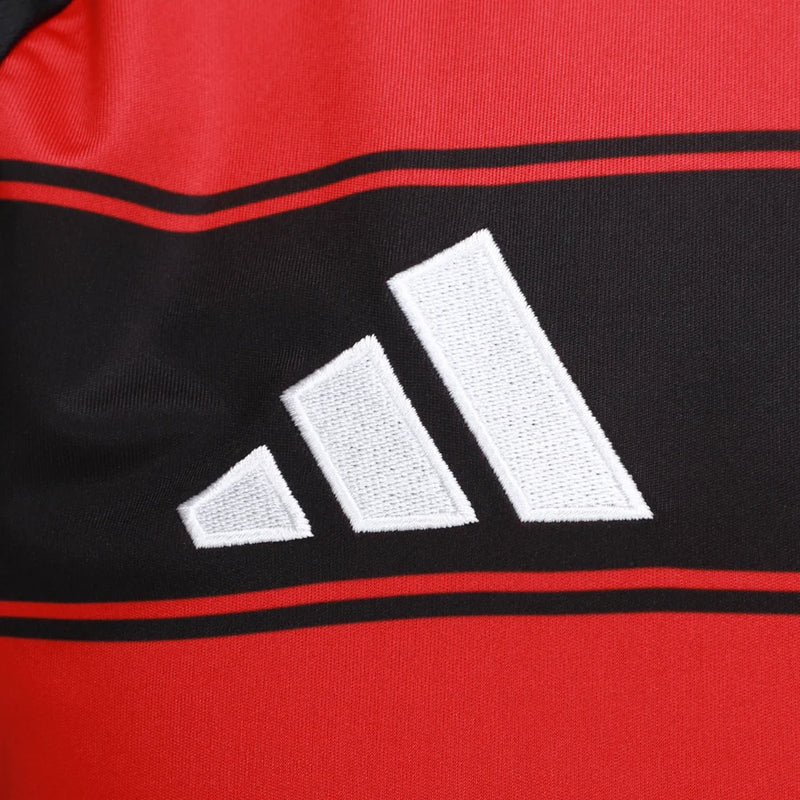 Camisa Flamengo Feminina Home 25/26 - Vermelho e Preto