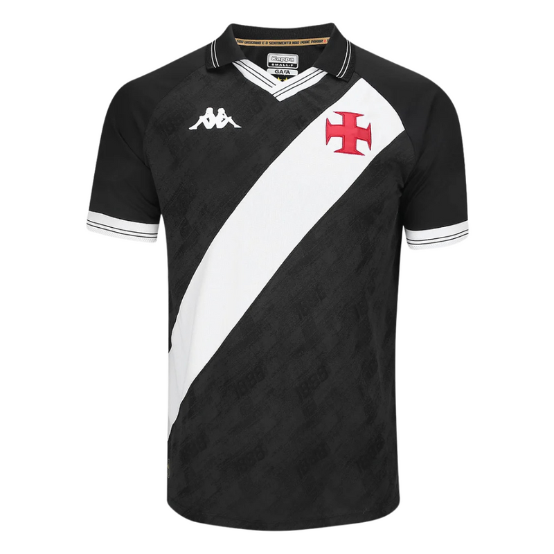 Camisa Vasco da Gama Home 25/26 - Preta e Branca