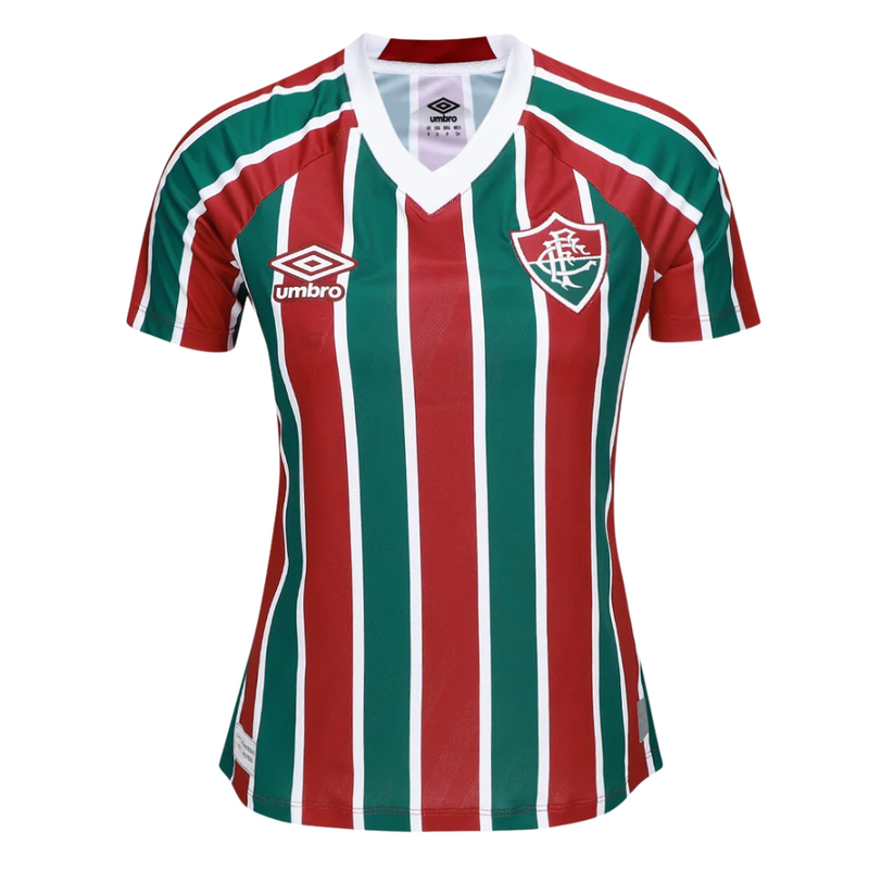 Camisa Fluminense Feminina Home 25/26 - Vinho e Verde