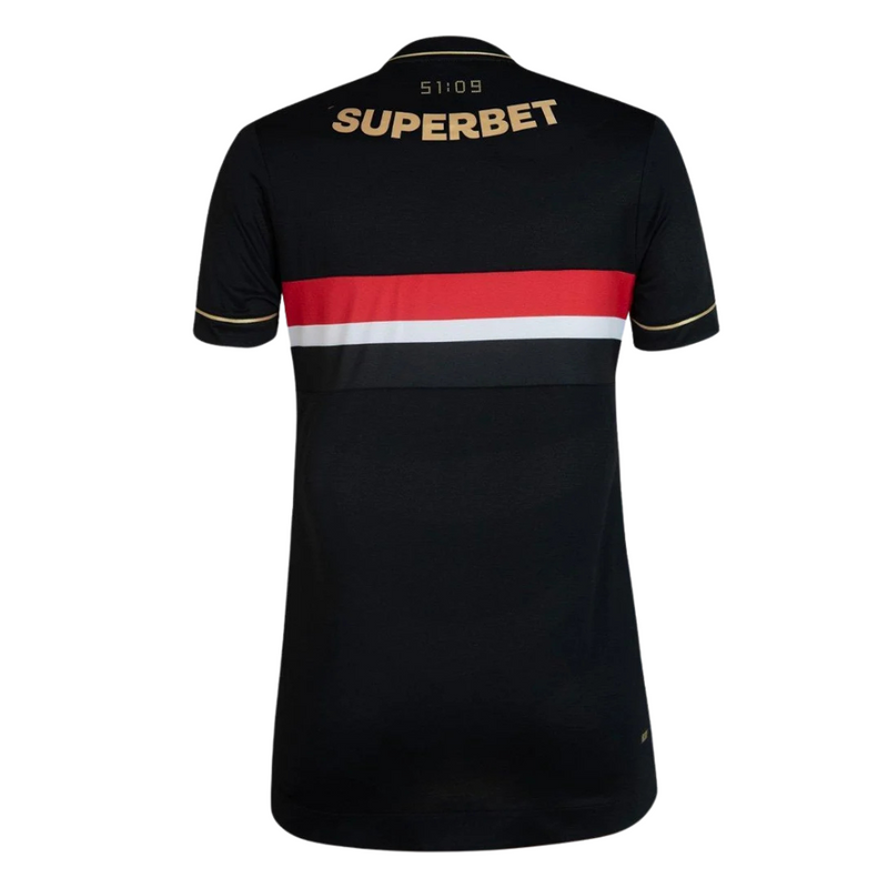 Camisa São Paulo Third 25/26 Feminina- Preta