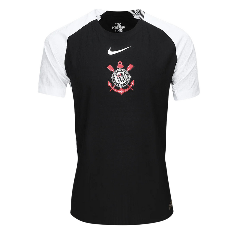 Camisa Corinthians Away 25/26 Jogador - Preta