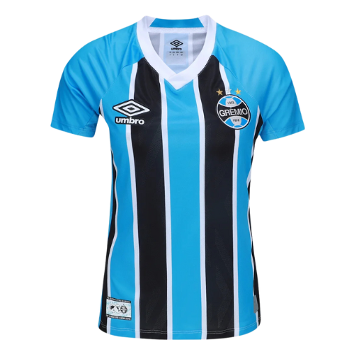Camisa Grêmio Home 25/26 Feminina - Azul e Preta