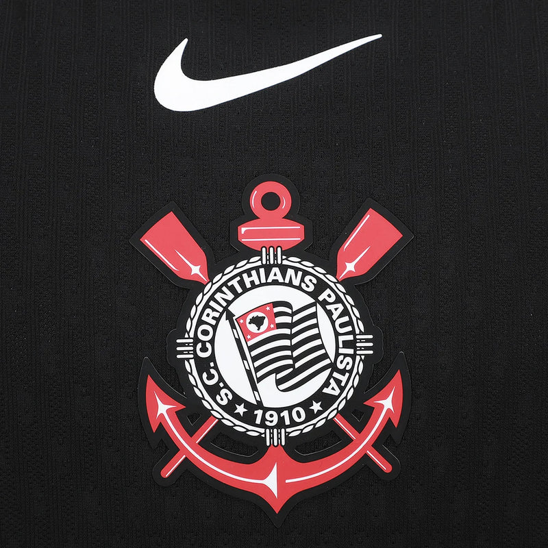 Camisa Corinthians Away 25/26 Jogador - Preta