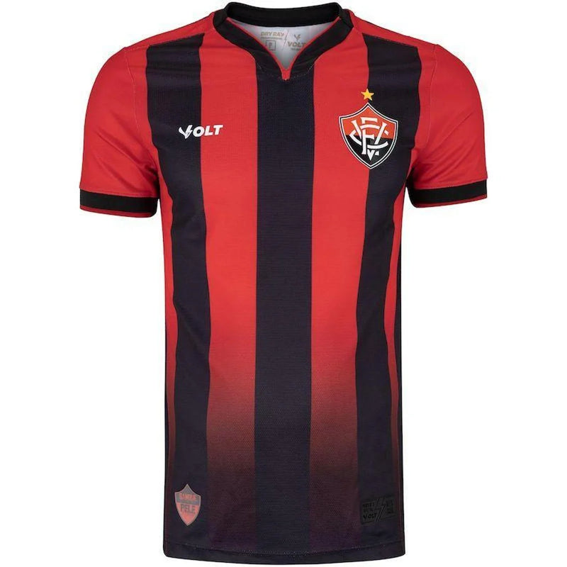 Camisa Vitória Home 24/25 - Vermelho e Preto