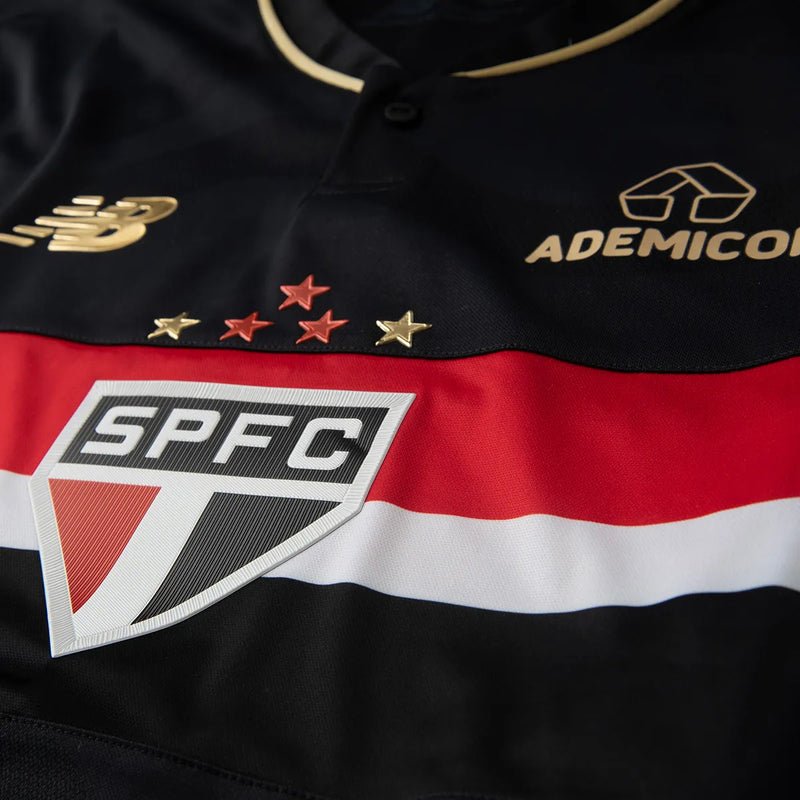 Camisa São Paulo Third 25/26 Feminina- Preta