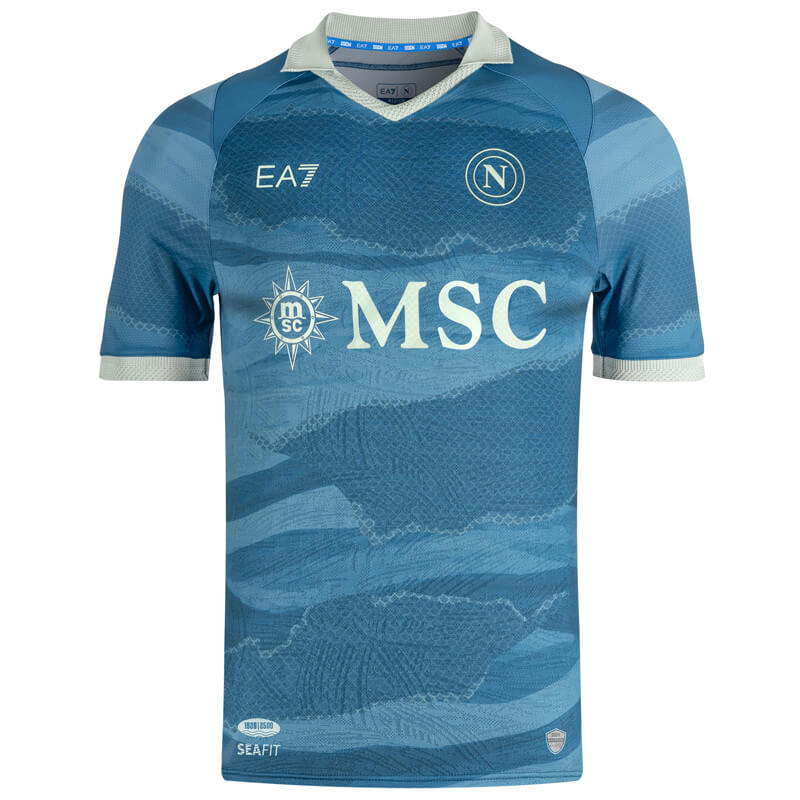 Camisa Napoli Fourth 24/25 - Azul