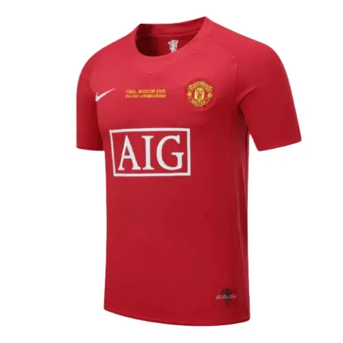 Camisa Retrô Manchester United 07/08 - Vermelha