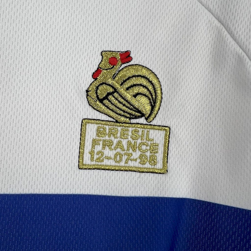 Camisa Retrô França Away 1998 - Branca