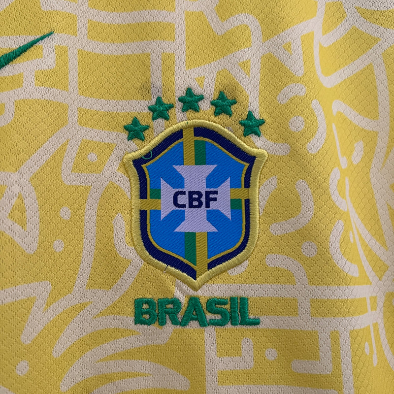 Conjunto Infantil Brasil Home 2024