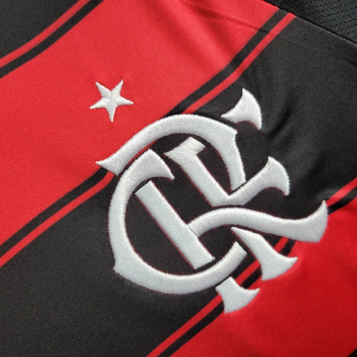 Conjunto Infantil Flamengo Home 25/26 - Vermelho e Preto