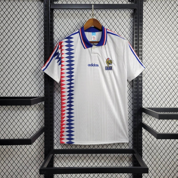 Camisa Retrô França Away 1994 - Branca