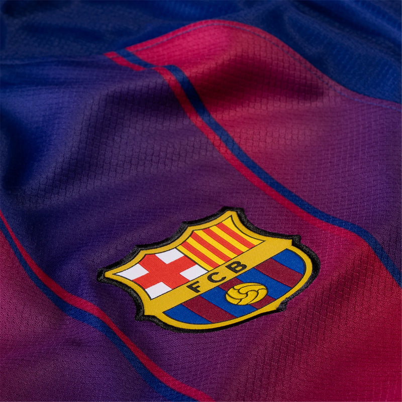 Camisa Barcelona Home 25/26 - Vermelha e Azul