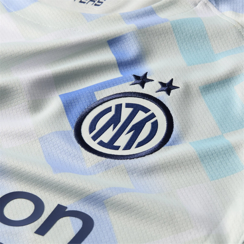 Camisa Inter de Milão Away 25/26 - Branca e Azul