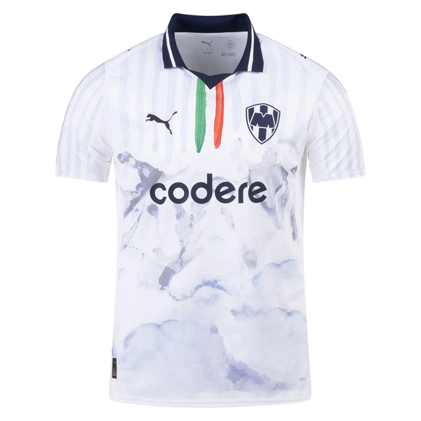 Camisa Monterrey Kid Super 2025 - Branca
