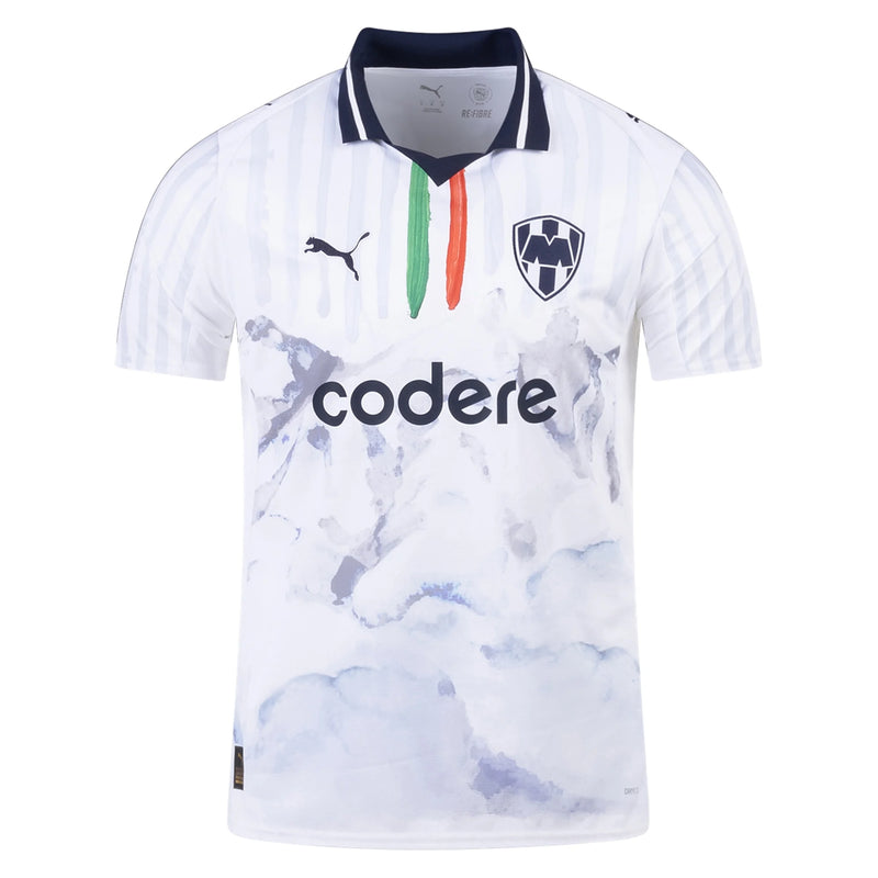 Camisa Monterrey Kid Super 2025 - Branca