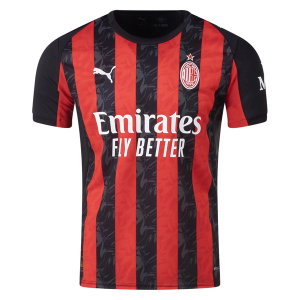 Camisa Milan Home 25/26 - Vermelha e Preta