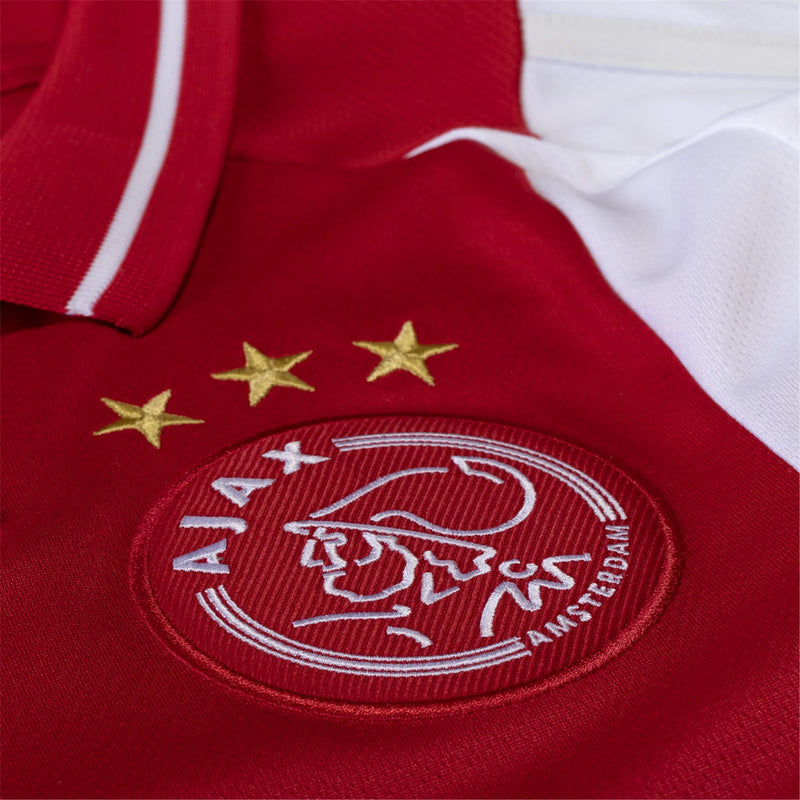 Camisa Ajax Home 24/25 - Branca e Vermelha