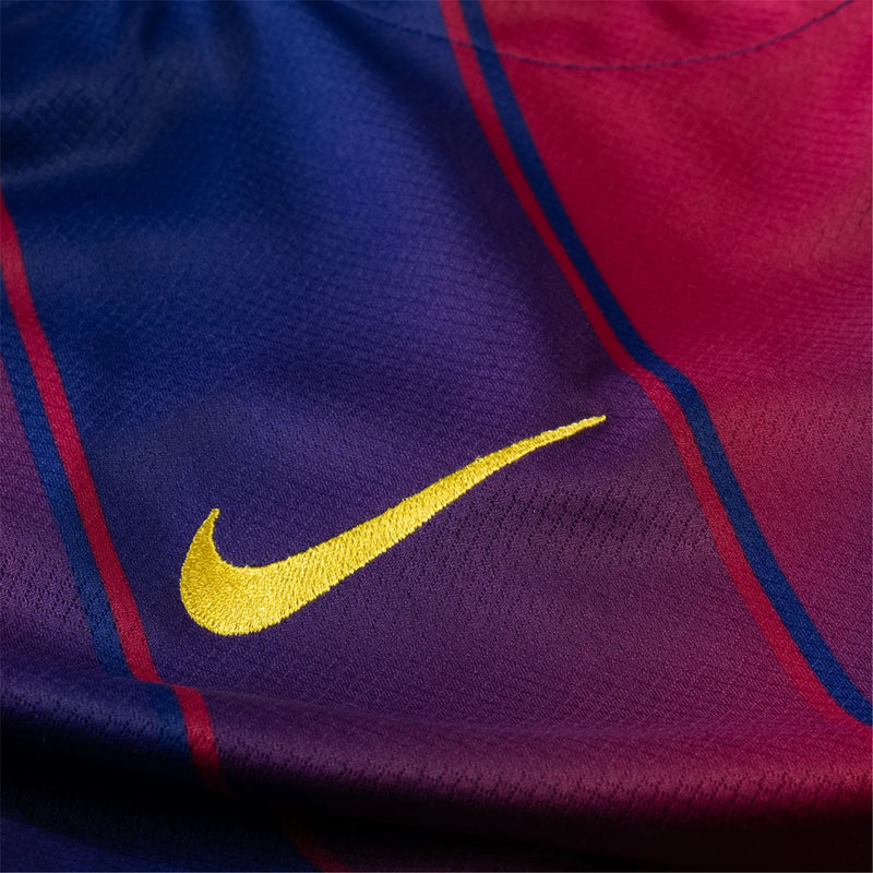 Camisa Barcelona Home 25/26 - Vermelha e Azul