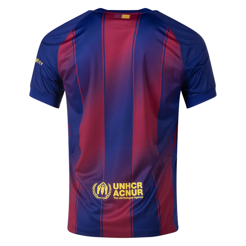 Camisa Barcelona Home 25/26 - Vermelha e Azul
