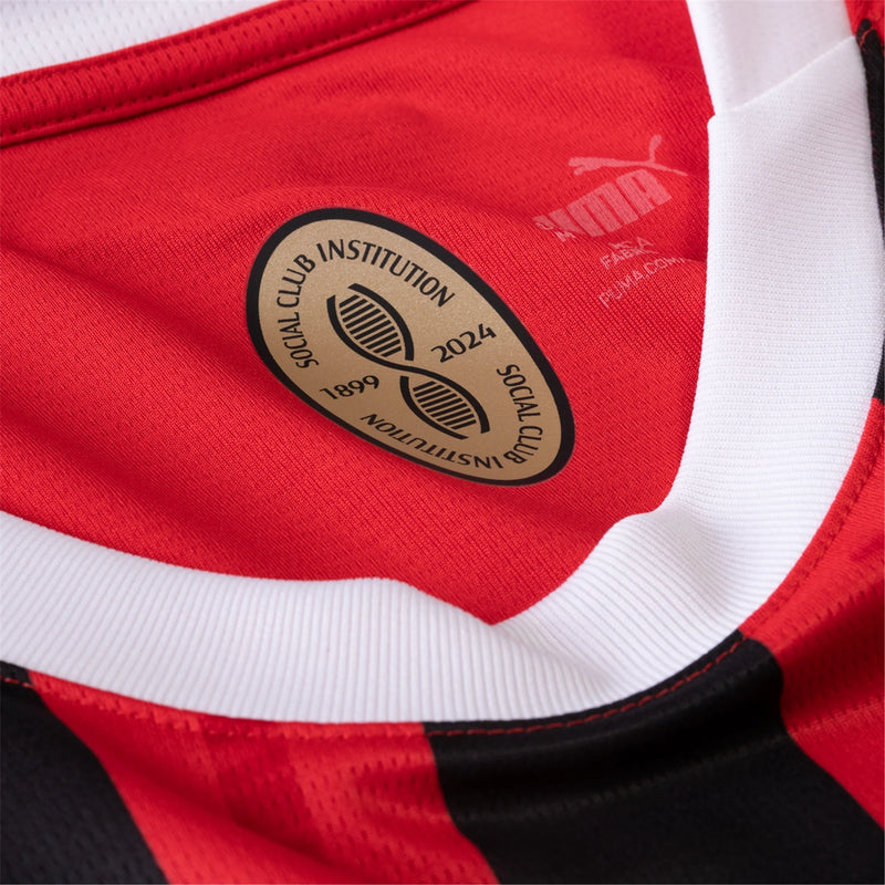Camisa Milan Home 24/25 - Vermelha e Preta