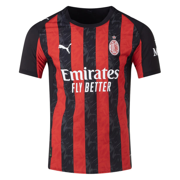 Camisa Milan Home 25/26 Jogador - Vermelha e Preta