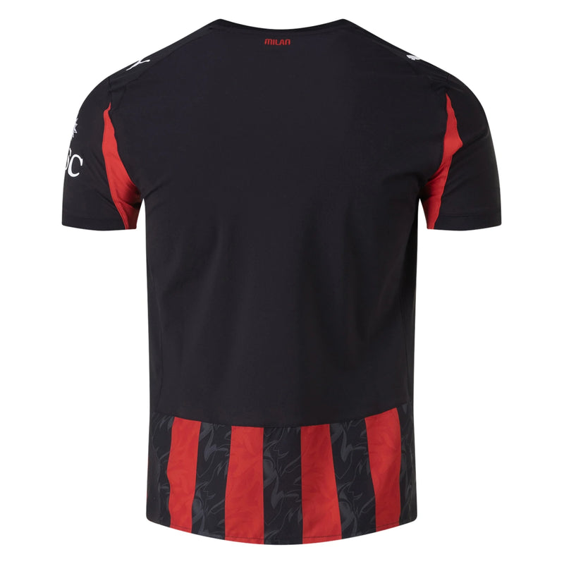 Camisa Milan Home 25/26 Jogador - Vermelha e Preta